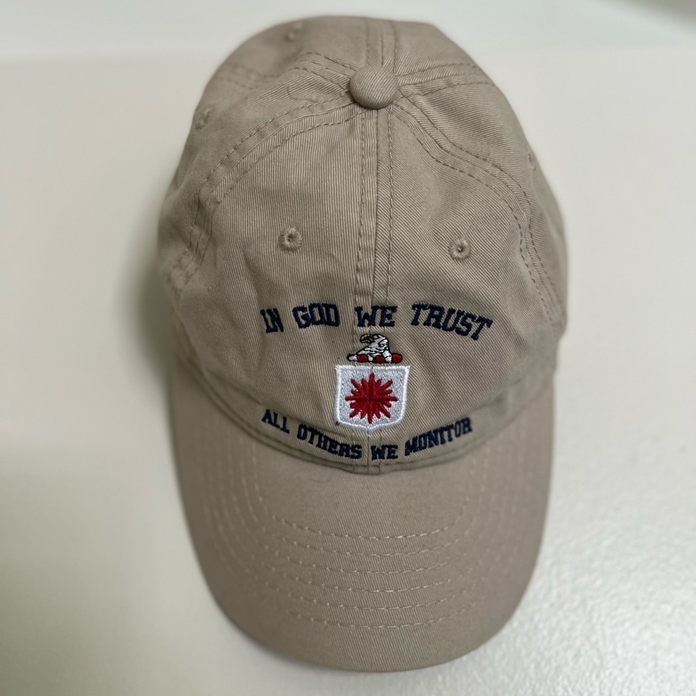 unisex ball cap i bought from the actual CIA Headquarters during a school trip